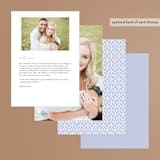 "apogean tide" - Menus in Lagoon by Jennifer Wick - Back of Card Options