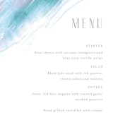 "apogean tide" - Menus in Lagoon by Jennifer Wick - Detail