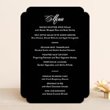 "our moment" - Menus in Tuxedo by Jill Means - Front