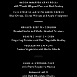 "our moment" - Menus in Tuxedo by Jill Means - Detail