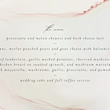 "cultured pearl" - Menus in Pearl by Erin Deegan - Detail