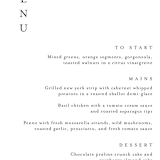 "Handwritten" - Menus in Obsidian by Jennifer Postorino - Detail