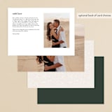 "Artsy Minimal" - Menus in Forest by Melanie Severin - Back of Card Options