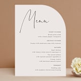 "stylist script" - Menus in Ivory by Cass Loh - Front