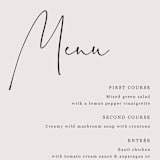 "stylist script" - Menus in Ivory by Cass Loh - Detail