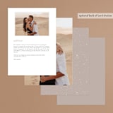 "hazelnut" - Menus in Fawn by chocomocacino - Back of Card Options