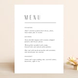 "Narrative" - Menus in Frost by Jennifer Wick - Front