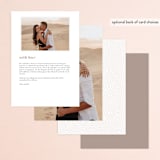 "Foundry" - Menus in Rose Quartz by Kristie Kern - Back of Card Options