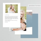 "sky poetry" - Menus in Daylight by Sumak Studio - Back of Card Options