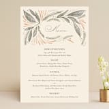 "Unity" - Menus in Burnt Sienna by Jen Owens - Front