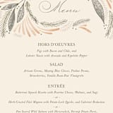 "Unity" - Menus in Burnt Sienna by Jen Owens - Detail