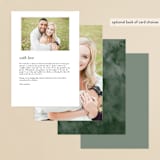 "rustic florals" - Menus in Garden by Kate Ahn - Back of Card Options