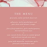 "opalescent" - Menus in Chalcedony by Erin Deegan - Detail