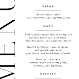 "Coupling" - Menus in Cloud by Lauren Chism - Detail