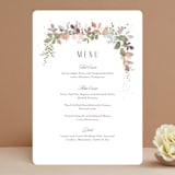 "Wesleyan Hill" - Menus in Wildflower by Jennifer Wick - Front