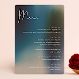 "Mystique" - Menus in Ocean by Lisa McLean - Front