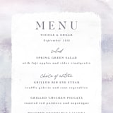 "Lavender fields" - Menus in Lavender by Hooray Creative - Detail