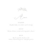 "Essential" - Menus in Mist by Design Lotus - Detail