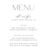 "chloe " - Menus in Silk by Kelly Schmidt - Detail