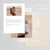 "Abstract Shapes" - Menus in Vineyard by Paden Gillette - Back of Card Options