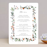 "The Field Of Love" - Menus in Evergreen by Petra Kern - Front