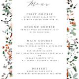 "The Field Of Love" - Menus in Evergreen by Petra Kern - Detail