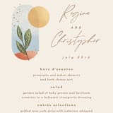 "Essence" - Menus in Ivory by Laura Bolter - Detail