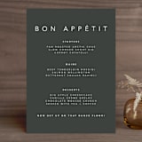 "Midtown" - Menus in Stone by Hudson meet Rose - Front