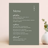"Modern Bookmark" - Menus in Cactus by Jill Means - Front