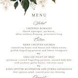 "A Garden Wedding" - Menus in Magnolia by Chris Griffith - Detail