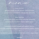 "Alchemy" - Menus in Deep Sea by Olivia Raufman - Detail