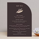 "Bohemian Pampas" - Menus in Sand by Kaydi Bishop - Front