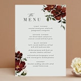 "harvest" - Menus in Cabernet by Everett Paper Goods - Front