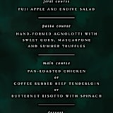 "emerald" - Menus in Emerald by Andrea Cernin - Detail