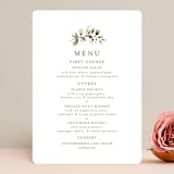 "Wedding Fields" - Menus in Fern by Chris Griffith - Front
