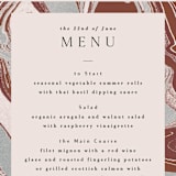 "Jasper" - Menus in Sandstone by Everett Paper Goods - Detail