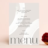 "Swoon" - Menus in Cream by Lindsay Stetson Thompson - Front