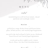 "Loving" - Menus in Cloudy by Paper Raven Co. - Detail
