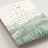 "Over the mountains" - Menus in Fern by Helen Halik - Detail