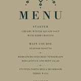 "Engraved Paisley" - Menus in Cardamom by Oma N. Ramkhelawan - Detail