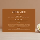 "Classic Touch" - Menus in Rust by April Astudillo - Front