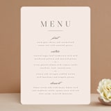 "Anson" - Menus in Latte by Kristie Kern - Front