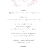 "Gathered" - Menus in Blossom by Kimberly FitzSimons - Detail