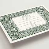 "Block Print Frame" - Menus in Fern by Katharine Watson - Detail
