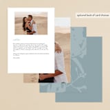 "Stacked Script" - Menus in Classic by Olivia Kanaley Inman - Back of Card Options