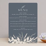 "Winter White Botanicals" - Menus in Slate by Erin Deegan - Front