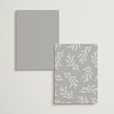 "Everly" - Menus in Snow by Hooray Creative - Back of Card Options