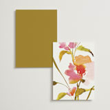 "colorwash floral" - Menus in Blossom by Angela Marzuki - Back of Card Options