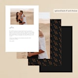 "Falling into Love" - Menus in Rustic by Chris Griffith - Back of Card Options