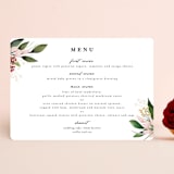 "Blossom" - Menus in Blush by Susan Moyal - Front